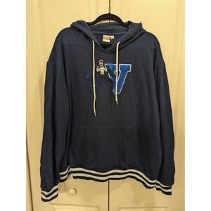 Marvel Venom Hoodie Size 2XL Blue Pullover Navy‎  Sweatshirt  - READ
